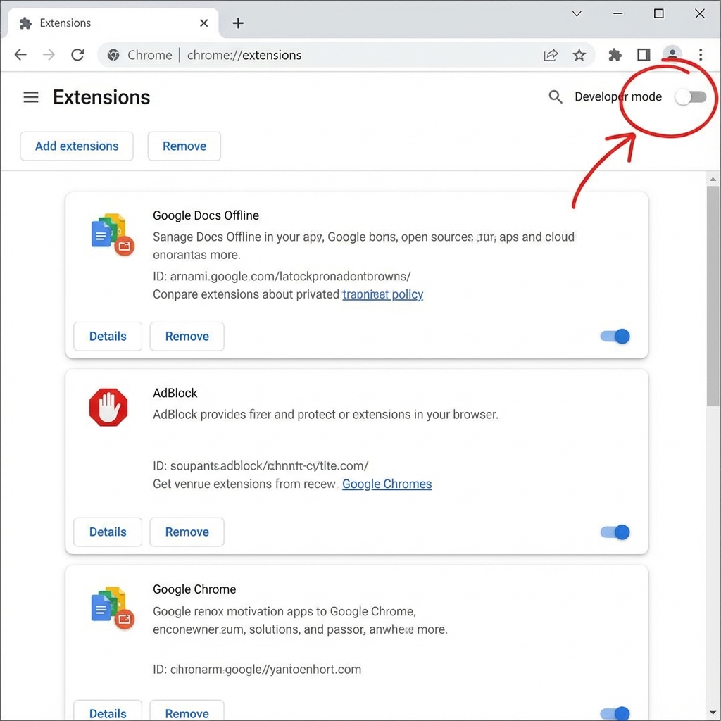 Enable Developer Mode